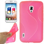 Cover fra S-Line til Optimus L7 2 Dual (Pink)